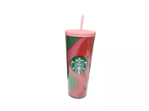 Starbucks Holiday 2020 Red/Green/Pink Glitter Swirl 24 oz Tumbler - Neu - Bild 1 von 1