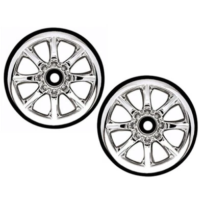 Pro-Line 2pc Agitator 2.2" Chrome FR Wheels for Traxxas Jato/Stampede PRO2685-01 - Image 1 of 3