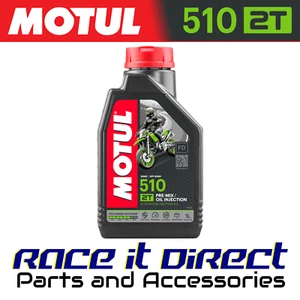 Motul 510 2T Oil for Aprilia Mojito 50 2002-2012 2 Stroke Oil 1 Litre - Picture 1 of 2