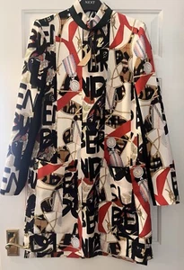 Burberry Graffiti Archive Silk and Wool Dress Size Uk 10 RRP £1300 - Picture 1 of 10