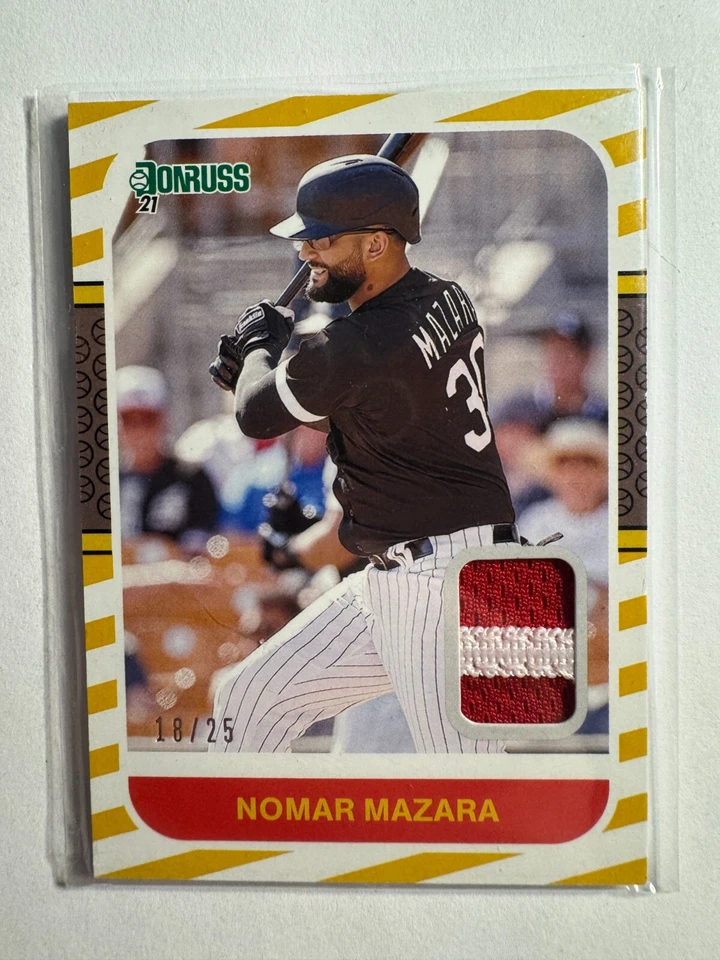 Camiseta deportiva K271.532 - 2021 Donruss Retro '87 Materials #87MNM Nomar Mazara Foto 1 de 1
