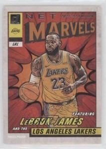 2021 Panini Donruss Net Marvels Press Proof White LeBron James