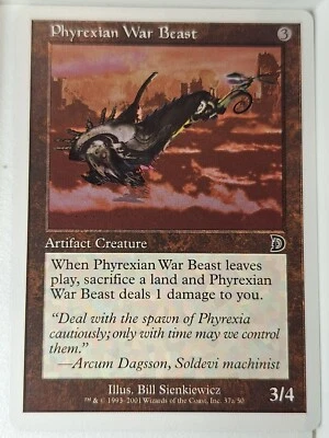 Phyrexian War Beast (37A) - Deckmasters - Magic The Gathering Magic The Gathering ¡Bonito! Foto 1 de 3
