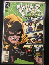 ALL-STAR COMICS 80-PAGE GIANT AUTOGRAPHED BY DUNCAN ROULEAU JSA #1 MT/NM