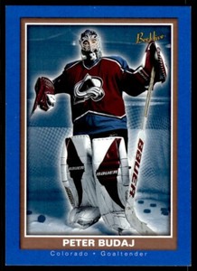 2005-06 Upper Deck Beehive BLUE Peter Budaj Rookie Colorado Avalanche #123 R59