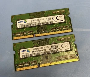 8GB Kit (2 x 4GB) Samsung / HP 698656-154 PC3L-12800S Laptop SODIMM Memory (#2) - Picture 1 of 5