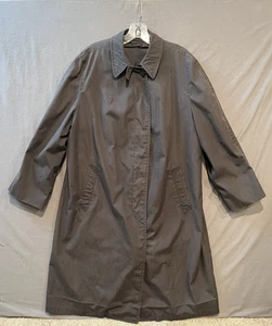 Vintage London Fog Maincoats Coat Women's 16 Regular Trench Rain Jacket 60s 70s - Picture 1 of 16