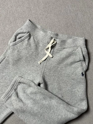 Polo Ralph Lauren Pants Youth Boys 7 Gray Fleece Sweatpants Joggers Casual - Image 1 of 4