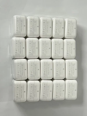 LOTE de 20 Adaptadores de Corriente USB Apple 12W Originales para (iPhone iPad)- Blanco - A1401 Foto 1 de 4
