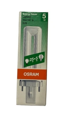 OSRAM DULUX S G23 5W Energy Saver Bulb - Image 1 of 3