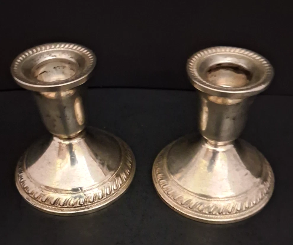 Duchin Sterling Candle Holders for sale | eBay
