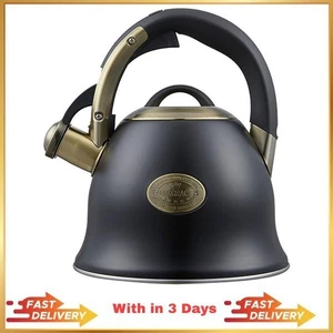 Teekessel - 2,2 Quart Teekessel Herdplatte Pfeifende Teekanne Edelstahl Tee - Bild 1 von 7