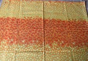 KAFFE FASSETT ISLANDS YELLOW orange GP49 fat quarter original issue - Picture 1 of 2