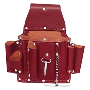 Leather Tool Pouches for Carpenter Electrician Heavy Duty Construction - Picture 1 of 8