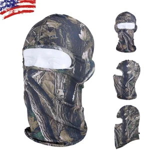 Camo Real Tree Balaclava Face Mask UV Protection Tactical Shiesty Mask for Men - Picture 1 of 10