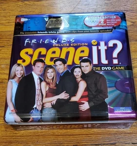 FRIENDS SCENE IT? Deluxe Edition 2 DVD Game Metal Tin slightly used - Picture 1 of 6