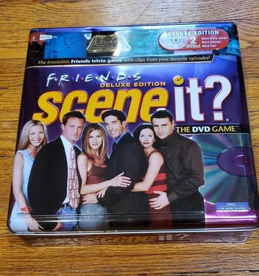 FRIENDS SCENE IT? Deluxe Edition 2 DVD Game Metal Tin slightly used - Image 1 of 4