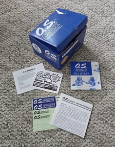 O.S. MAX 40FX Engine ~ BOX ONLY ~ w/ Paperwork, Instructions & Stickers Decals - Picture 1 of 14