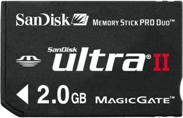 SanDisk 2 GB Ultra II Memory Stick PRO Duo (SDMSPDH-2048-901) - Image 1 of 1