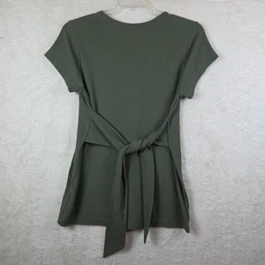 Top de maternidad mediano con envoltura alrededor de lazos-verde - Imagen 1 de 8