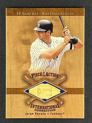 Jorge Posada 2001 SP Game Bat Milestone - International Connection #I-JP - Image 1 of 3