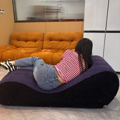 Toughage Sex Inflatable Pillow Chair Sofa Furniture Cuffs Cushion Love Position - Image 1 of 4