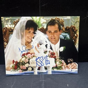Ray Liotta Lorraine Bracco Signed 11x14 Photo Goodfellas Wedding Beckett BAS COA - Picture 1 of 5