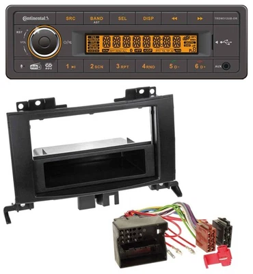 Continental Bluetooth MP3 USB DAB Autoradio für Mercedes Sprinter ab 06 schwarz - Bild 1 von 4