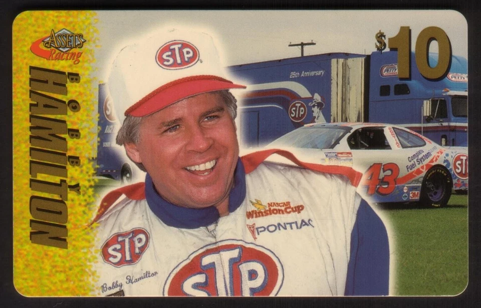 Bobby Hamilton (Card #2 of 10) Assets Racing 1996 Phone Card - Image 1 of 2