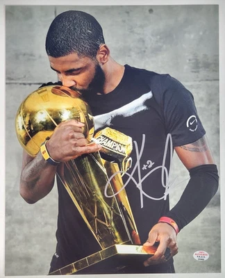 Foto firmada por Kyrie Irving 8X10 certificado de autenticidad Cleveland Cavaliers autógrafo automático NBA Foto 1 de 2