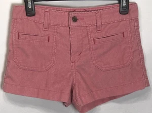 Vintage Levi Shorts Corduroy 1 jr Pink 28"Waist low Rise Pockets 90's Y2K - Picture 1 of 5