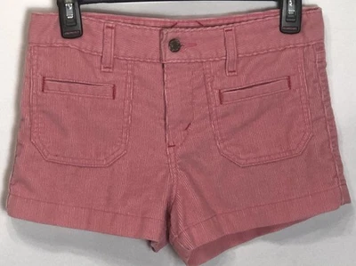 Pantalones Cortos Levi Vintage Pana 1 jr Rosa 28" Cintura Bolsillos tiro bajo Años 90 Y2K Foto 1 de 4