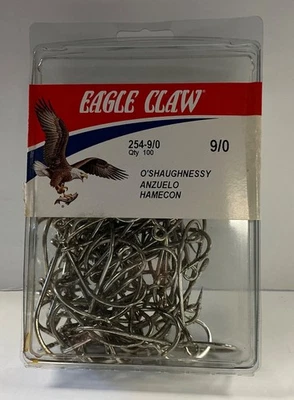 Eagle Claw 9/0 Hooks 100 count - Image 1 of 2