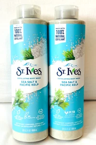 (2) St. Ives Meersalz & Pacific Kelp Peeling Duschgel je 22 flüssige Unzen - Bild 1 von 5