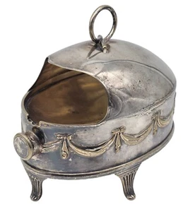 Antique HW & CO. Silver Plate Spoon Warmer Rare Form - Picture 1 of 4