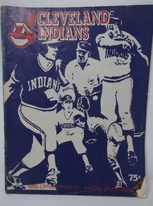 1980 CLEVELAND INDIANS Official Program - Picture 1 of 4