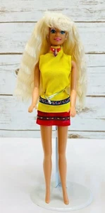 Mattel Barbie Puppe lange blonde Haare blaue Augen zweiteiliges Outfit 12 Zoll groß gebraucht - Bild 1 von 12