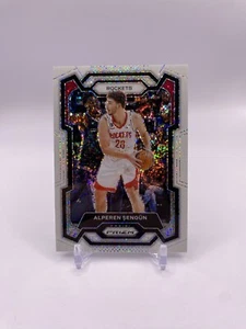 2023-24 Panini Prizm Alperen Sengun #20 White Sparkle SSP - Picture 1 of 2
