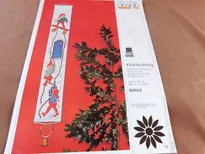 Elves Ringing Bells Bell Pull OOE Cross Stitch Chart 83553 Oehlenschlager Design - Picture 1 of 3