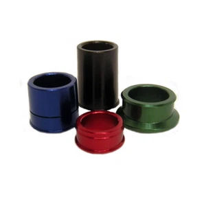 Outlaw ORWSF04BK Billet Anodized Front Axle Wheel Spacers Black KX250F KX450F - Picture 1 of 1