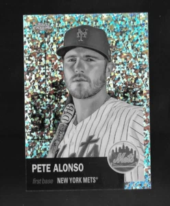 PETE ALONSO 2022 Topps Chrome Platinum BLACK & WHITE MINI DIAMONDS #375 - Imagen 1 de 2