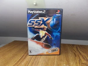 PS2 PLAYSTATION 2 BLACK LABEL SSX VIDEO GAME W/MANUAL TESTED - Picture 1 of 2