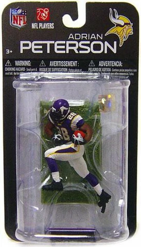 Adrian Peterson Minnesota Vikings mini McFarlane NFL Action Figure NIB Vikes Cover