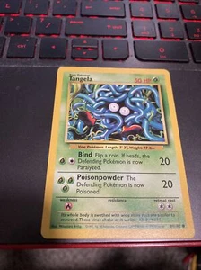 Tangela Base Set 66/102 Pokemon Card Unlimited TCG WOTC - Picture 1 of 2