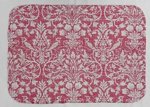 Pink Damask Dish Drying Mat - Picture 1 of 5