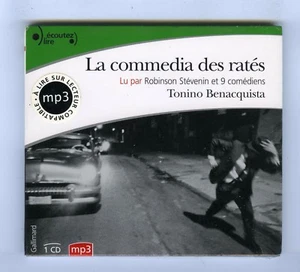 TONINO BENACQUISTA LA COMMEDIA DES RATES CD AUDIO LIVRE (NEUF) ROBINSON STEVENIN - Foto 1 di 2