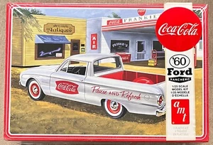 AMT Coca-Cola 1960 Ford Ranchero Plastic Model Kit #AMT1189M12 1:25 Scale - Picture 1 of 4