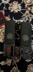 Redragon GS550 PC Gaming Speakers, 2.0 Channel Desktop Computer Sound Bar with C - Picture 1 of 9