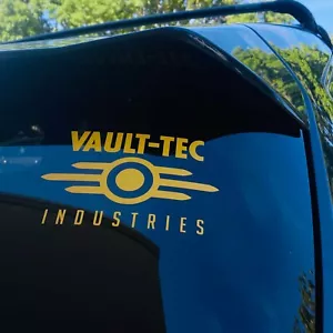 VAULT-TEC logo XL - XXL Fallout inspired decal Die cut decal Car accessories - Picture 1 of 8