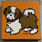 2008 Marc Tetro Shih Tzu Dog Cute Puppy Doggy Canvas Wall Love This Art 6”x6”